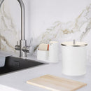 Kit Luxo para Cozinha – Lixeira 5L + Dispenser Porta Detergente