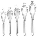 Batedor Fouet Premium em Aço Inox 25 cm – Ideal para Ovos, Massas e Confeitaria