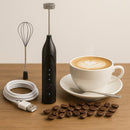 Mini Mixer Portátil Recarregável USB – Espumador e Misturador de Bebidas