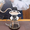 Filtro Coador de Café Premium em Aço Inox 101/103 com Pegador em Silicone